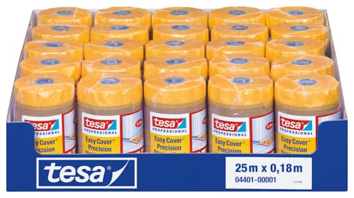 Tesa 4401 Easy Cover Präzision Papier:, orange, Papier braun