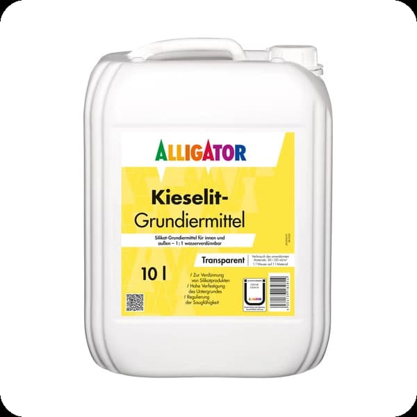 Alligatorkieselit Grundiermittel Transparent wasserverdünnbar
