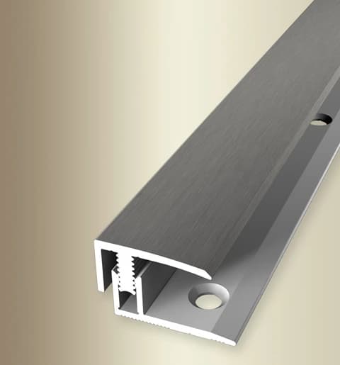 M-Plus Abschlussprofil 557 7 Alu Edelstahl elox. F Mono Clip