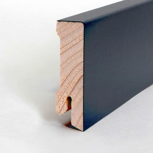 mplus holzleiste objekt 2030 mp166 16×58 fichte anthrazit starkfol ral 7016