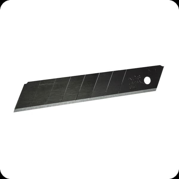 MPlus schwarze Profi-Abbrechklinge 18mm (1PCK = 10 Klingen)