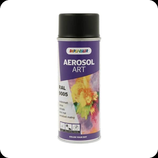 dupli color aerosol art sdm 655814 ral 9005 tiefschwarz