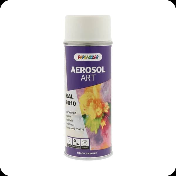 dupli color aerosol art sdm 655821 ral 9010 reinweiss