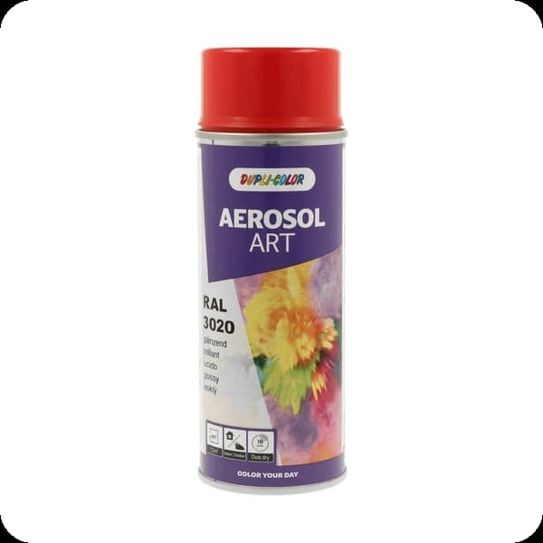 dupli color aerosol art glz 722530 ral 3020 verkehrsrot