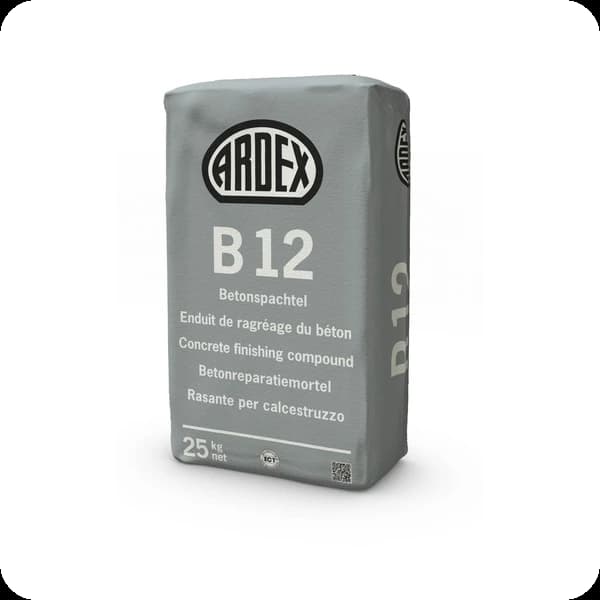 ardex b 12 grau 50110 betonspachtel