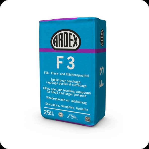 ardex f 3 56160 füll fleck und flächenspachtel