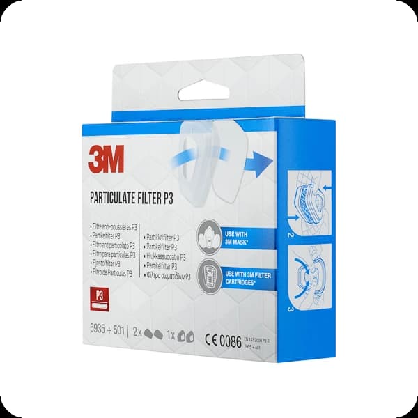 3m partikelfilter p3 ffp3 (1pck = 2paa) #5935 2