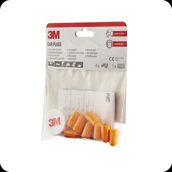 3m gehörschutzstöpsel snr 37db (1pck=4paa) orange #1100 4