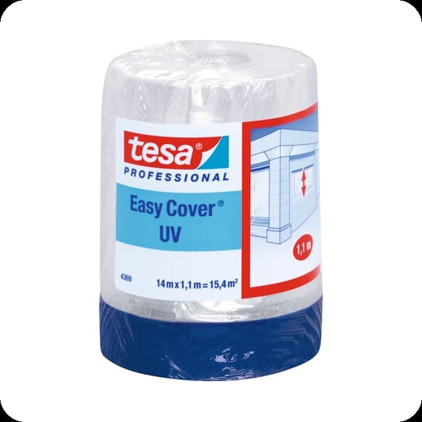 Tesa 4369 Easy Cover UV Folie 14m: blau matt