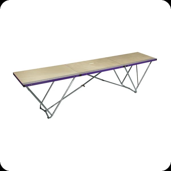 iller alu tapeziertisch 3 teilig 0,80x3m #31280