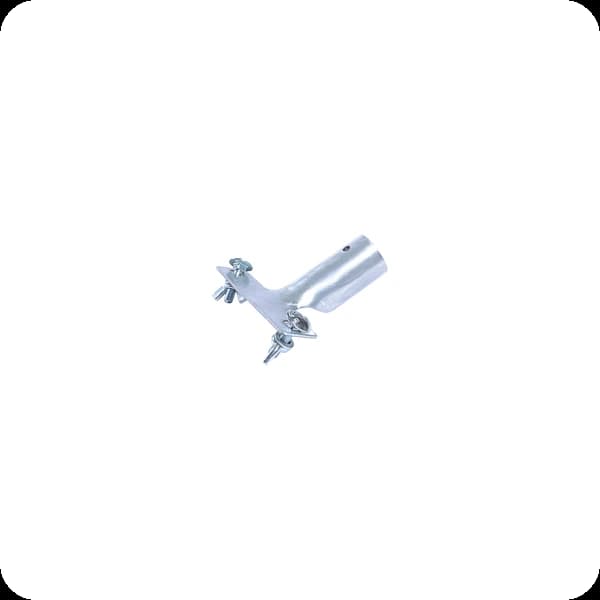 Techno Stielhalter-Satz Stahl 24mm, mit Schrauben, verzinkt #102000