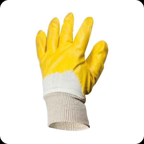 WD Handschuh Nitril natur / gelb Gr.10