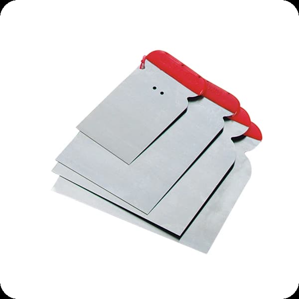 WD Japanspachtel Satz 4-teilig rostfrei 50, 80, 105, 120mm in Tasche