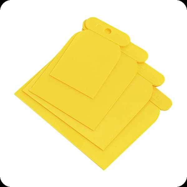WD Japanspachtel Satz Kunststoff 4-teil. 50, 75, 100, 120mm