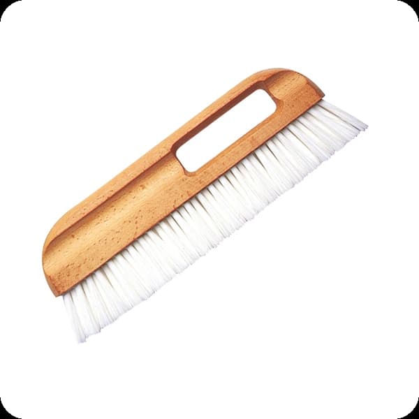 wd tapezierwischer nylon holzgriff