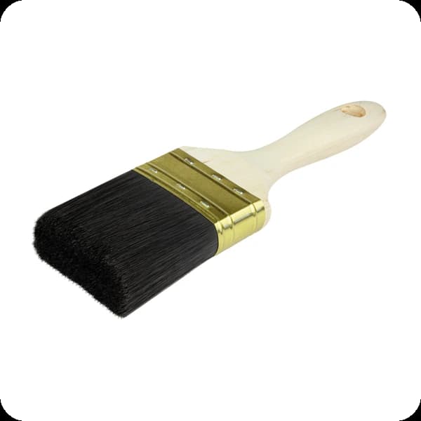 WD Flachpinsel S schwarze Synthetic Mischung