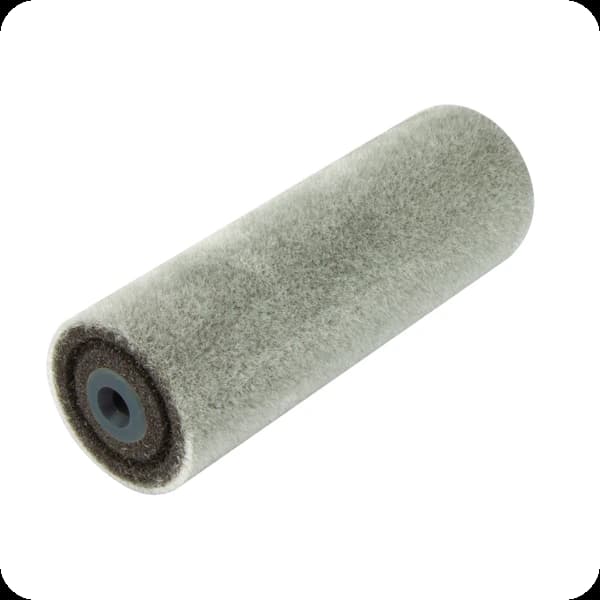 wd economyline flockwalze magicfinish gerade mit spezialrillen, grau