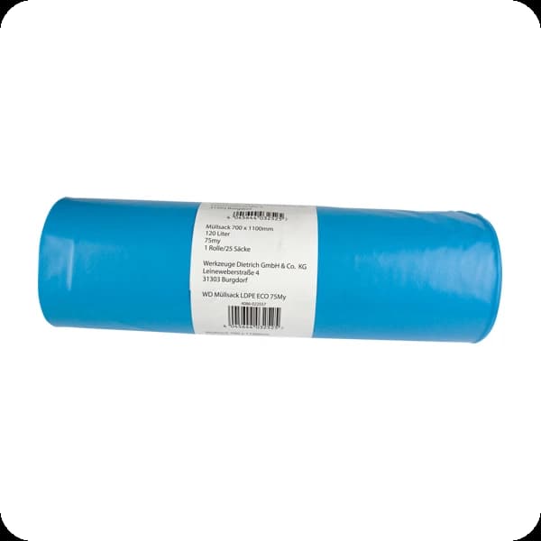 WD Müllsack LDPE stark 700x1100mm (1ROL = 25STK)