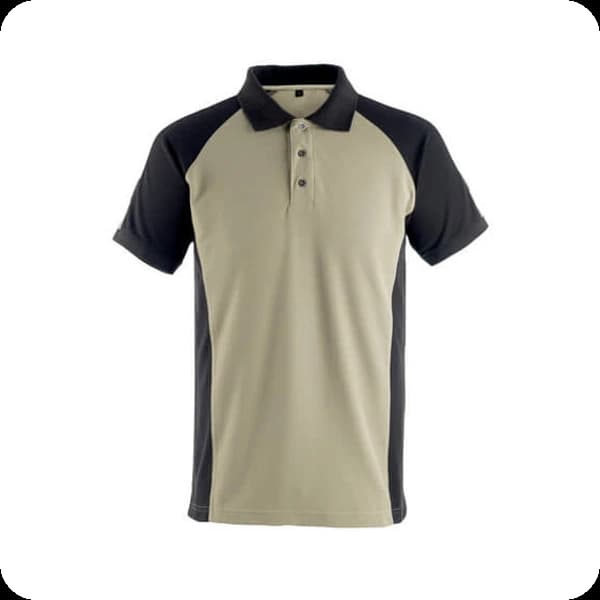 Mascot Polo-Shirt Gr.M hellkhaki/schwarz #50569-961-5509