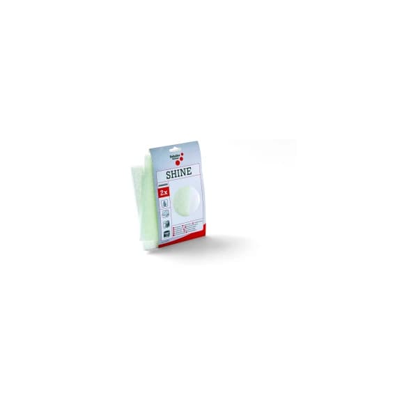 2 Shine white Poliervlies 150x230mm