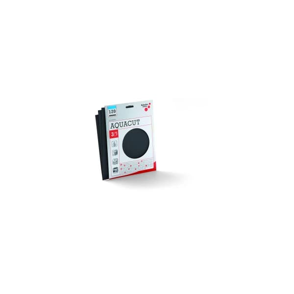 3 Aquacut P120 Wasserschleifpapier, 230x280mm