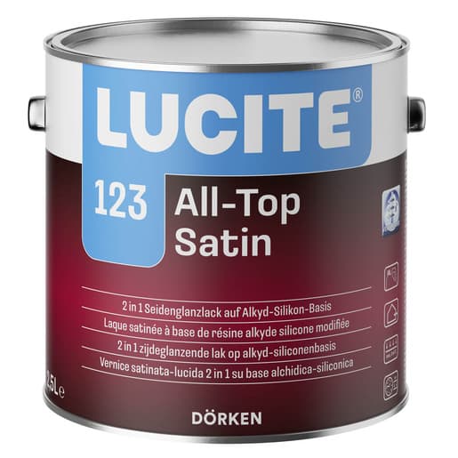Lucite 123 All-Top Satin Weiß