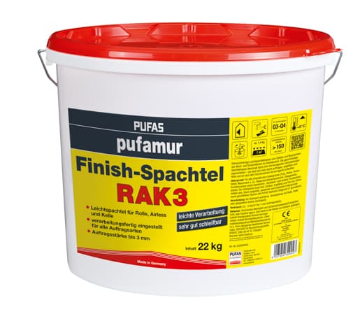 Pufas pufamur Finish-Spachtel RAK 3