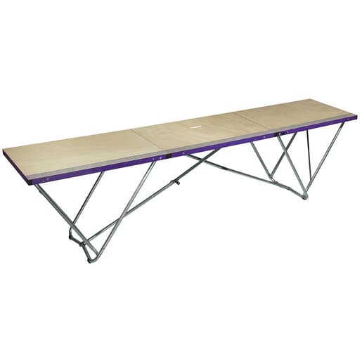 Iller Alu-Tapeziertisch 3-teilig 0,80x3m #31280