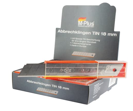 MPlus Abbrechklinge TiN (1PCK = 10 Klingen)