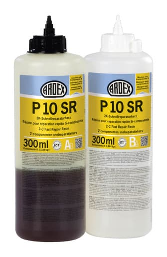 Ardex P 10SR Set Komp.A+B u.Wellenverb. 25100 Schnellreparaturharz