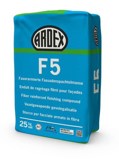 Ardex F 5 56159 Faserarmierte Fassadenspachtel.