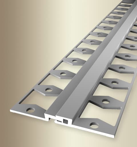 MPlus Bewegungsfugenprofil Alu Silber elox. F4