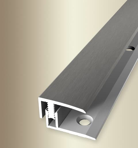 MPlus Abschlussprofil 557 7 – Alu Edelstahl elox. F2G Mono Clip
