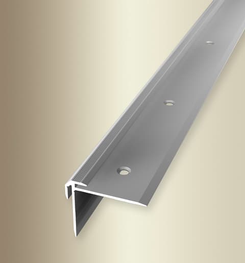 MPlus Treppenkantenprofil 832 SBS 2,0 – Alu Silber elox. F4 30x38mm