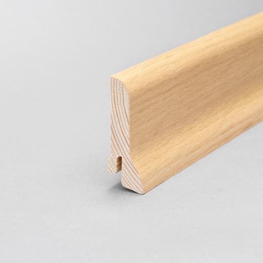 MPlus Holzleiste 2030 MP1022 22×60 Eiche furn nat lack geschwungen