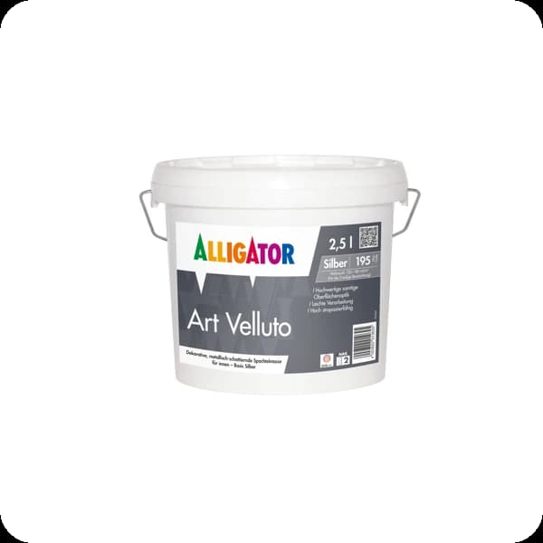Alligator ArtVelluto Silber