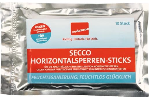 Redstone Secco Horizontalsperren-Sticks 10 Stück/Pack