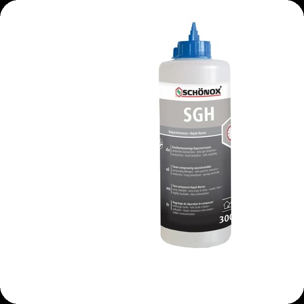 schönox sgh set je komp.a + b rissharz incl.wellenverb. 1 stck=1 set
