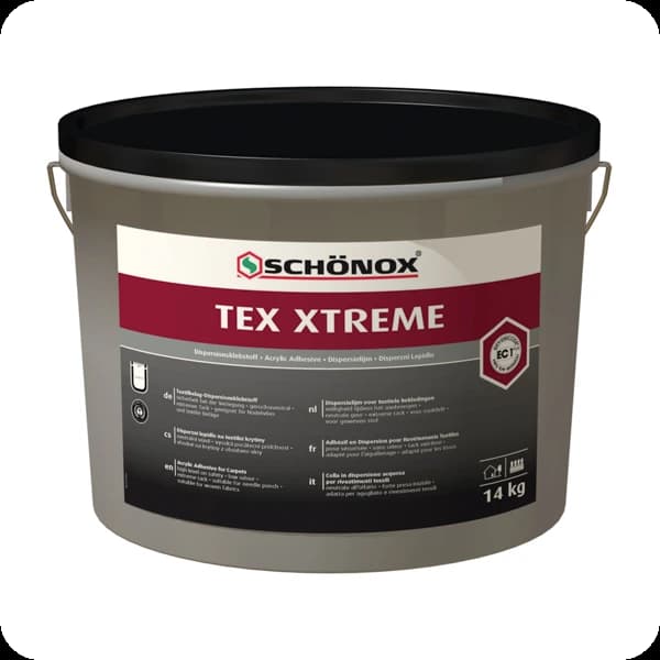 schönox tex xtreme klebstoff für textile bodenbeläge