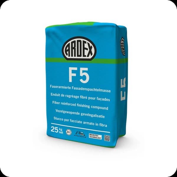 ardex f 5 56149 faserarmierte fassadenspachtel