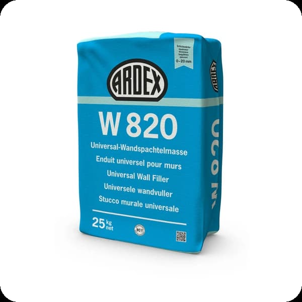 ardex w 820 superfinish spritzbare wandspachtelmasse