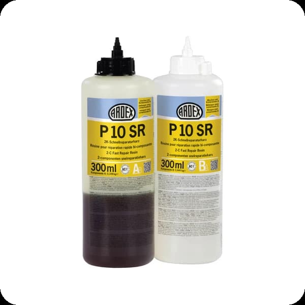 Ardex P 10SR Set Komp.A+B u.Wellenverb. 25100 Schnellreparaturharz