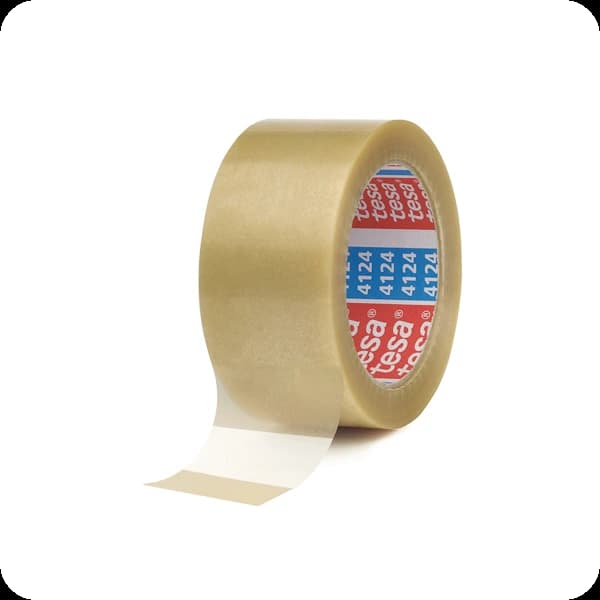tesa 4124 tesapack pvc 66m: chamois