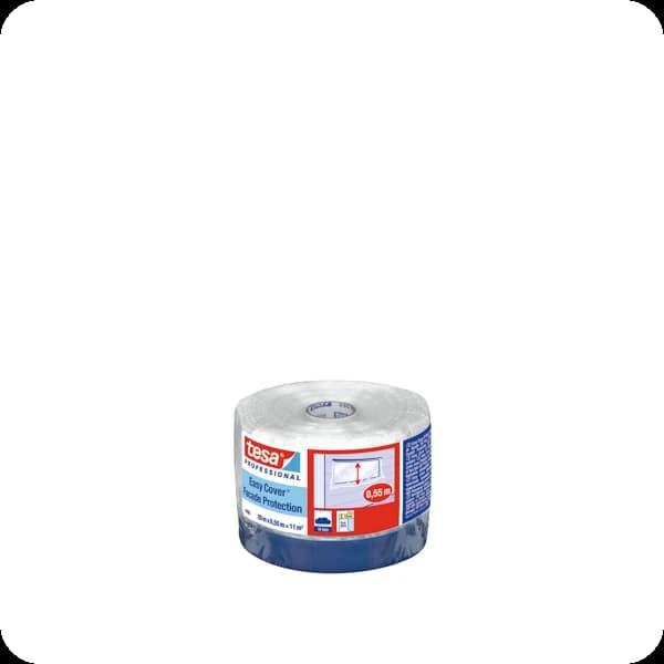 Tesa 4498 Easy Cover UV Gewebe Basic 20m: dunkelblau