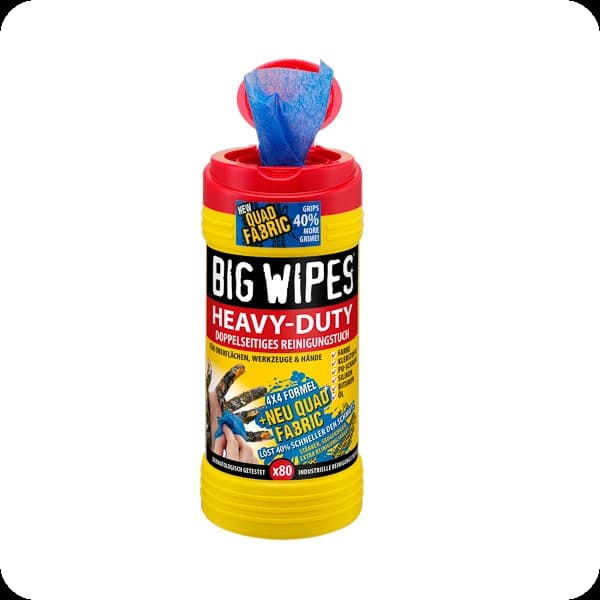 big wipes heavy duty 20x 100 stück reinigungstücher roter deckel