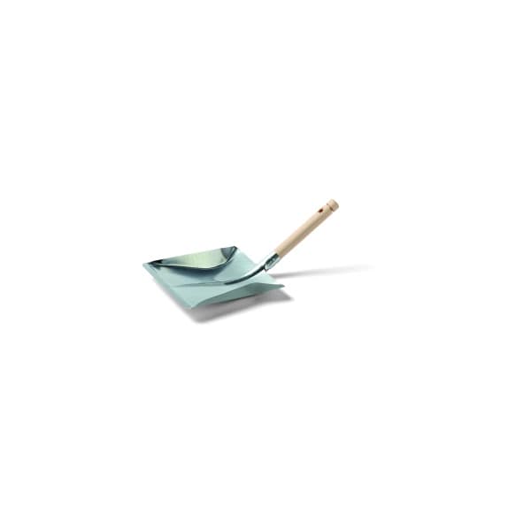 Scoop metal 22,5x22cm Kehrschaufel mit Holzstiel
