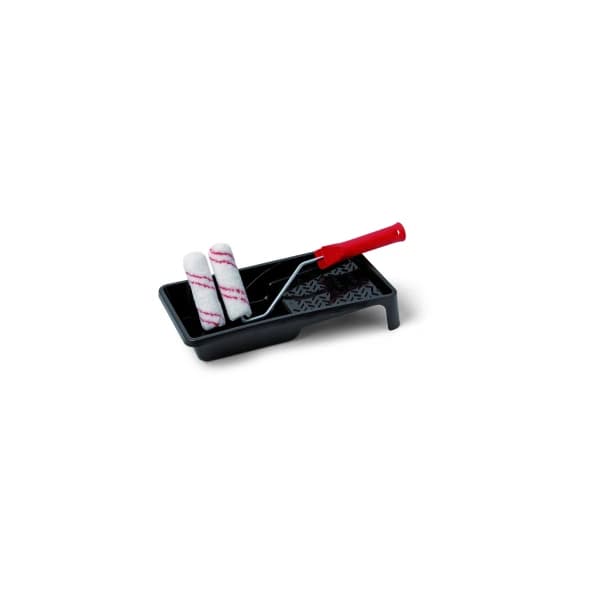 Microline HK 10cm SET 2 Heizkörperwalzen, inkl. Bügel u. Farbwanne, 9mm Flor