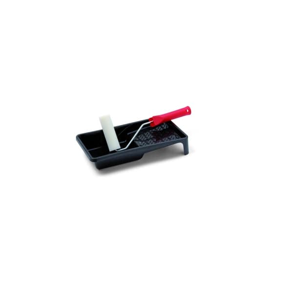 Soft Pro HK 11cm SET Lackwalze, inkl. Bügel u. Farbwanne, 12mm Flor