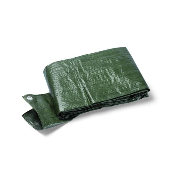 Terra S90 Schutzplane mit Ösen, olivgrün, ca. 90g, groß