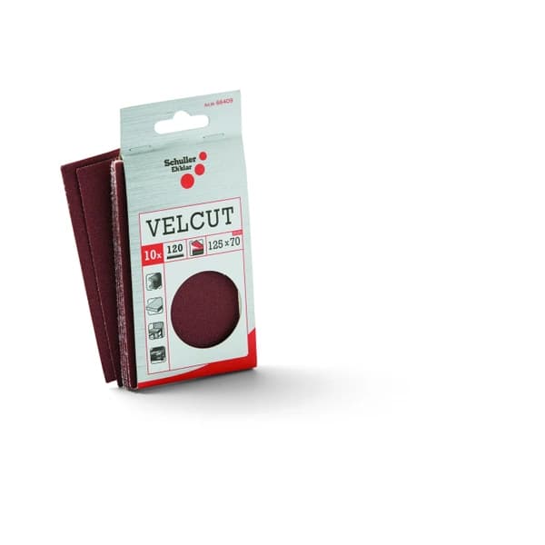 Velcut Schleifpapierzuschnitte 70×125mm (10 Stk.)
